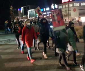 Protesty kobiet w Olsztynie
