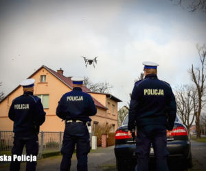 Nowosolscy policjanci polowali z dronem na kierowców