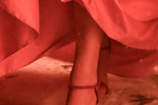 Anna Lewandowska wychodzi z Gali Mistrzów Sportu