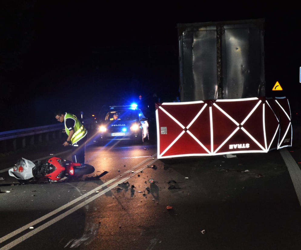 Motocyklista zginął na DK 92! Czarna seria na wielkopolskich drogach
