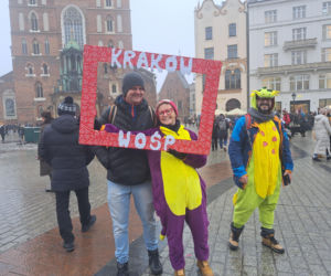 34. finał WOŚP w Krakowie. Golden Retrievery na Rynku Głównym