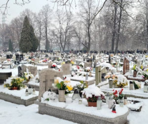 Pogrzeb górnika z kopalni Bielszowice