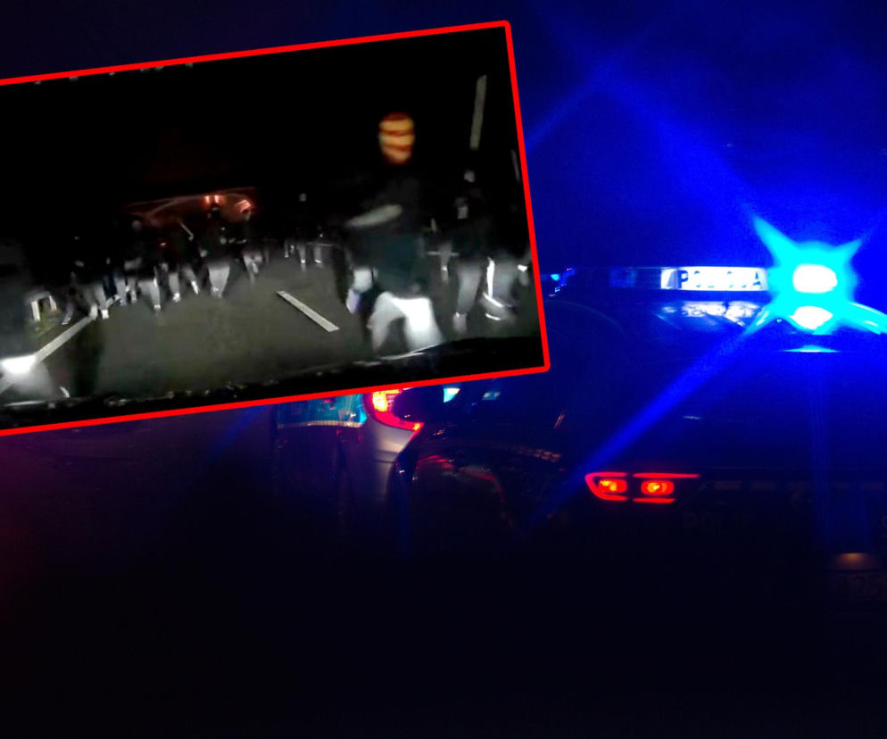 Sceny jak z „Furiozy”, kibole starli się na środku S8! Ważny apel policji