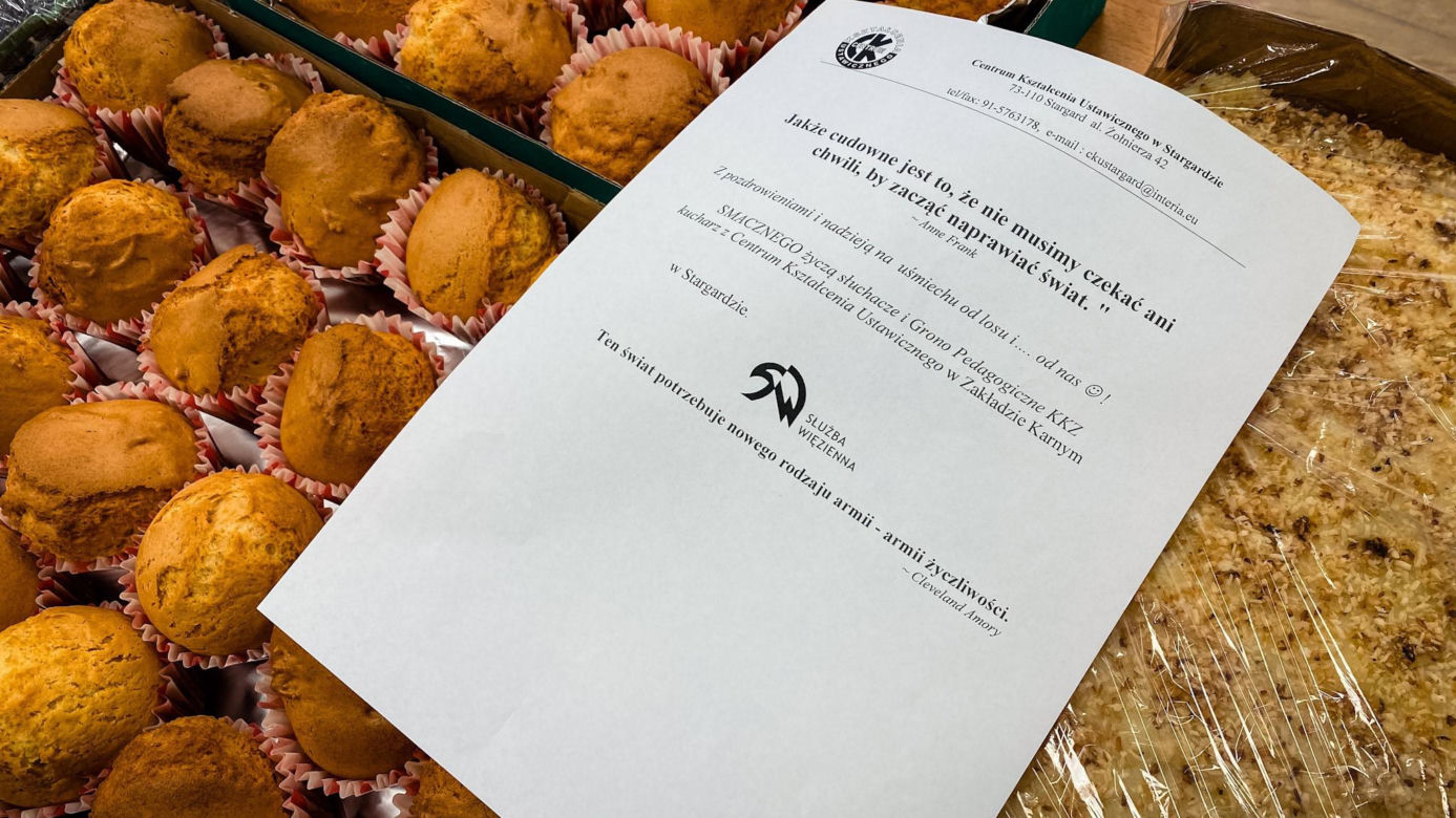 Więźniowie ze Stargardu pieką babeczki