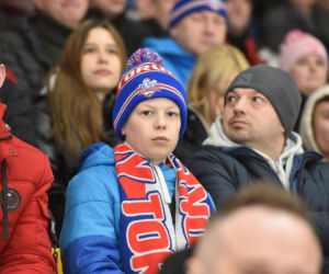 KH Energa Toruń - Unia Oświęcim 2:1! Zdjęcia kibiców i zawodników obu drużyn