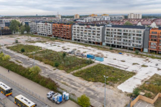 Plac budowy osiedla Nowy Rytm Kabaty w Warszawie
