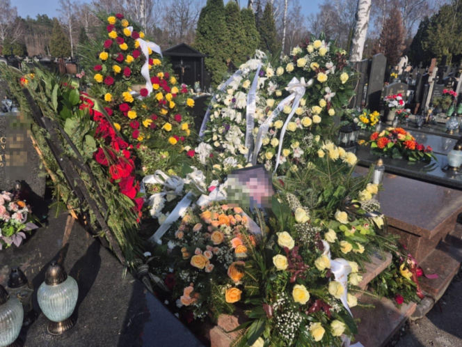 Grób tragicznie zmarłego strażnika miejskiego