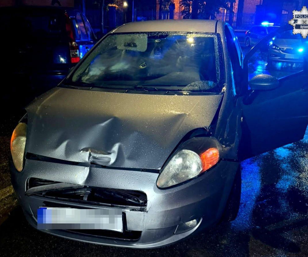 Rozbił dwa auta i uciekał przed policją. Pijany kierowca w Bytomiu usłyszał zarzuty