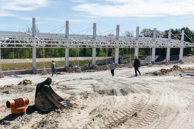 Remont stadionu Granatu w Skarżysku-Kamiennej
