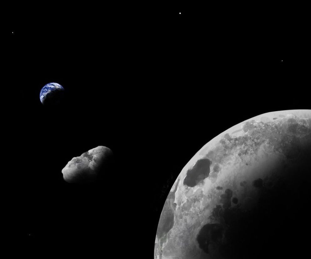 Szok! oderwał się kawałek Księżyca! Utworzył asteroidę. będzie katastrofa?