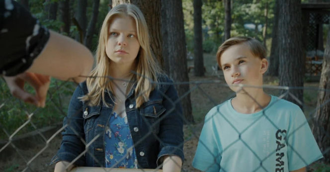 M jak miłość odc. 1901. Lenka (Olga Cybińska), Misiek (Aleksander Bożyk)