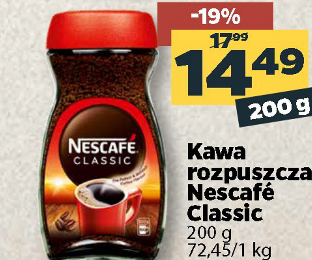 kawa Nescafe Classic 14.49 zł