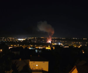 Pożar przy Wierzbowej w Starachowicach