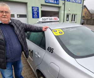 Uczciwy taksówkarz z Koszalina stał się sławny na całą Polskę