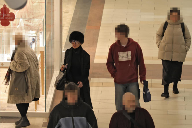 Joanna Racewicz na zakupach