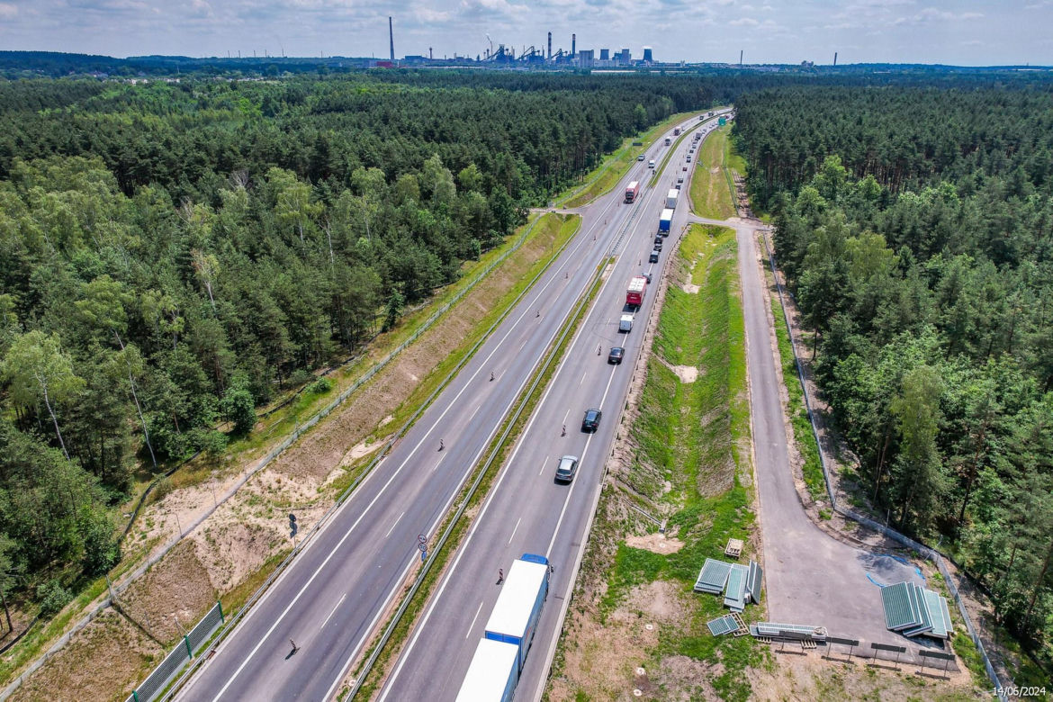 Tak wygląda zagłębiowska część nowej, ekspresowej S1 - czerwiec 2024