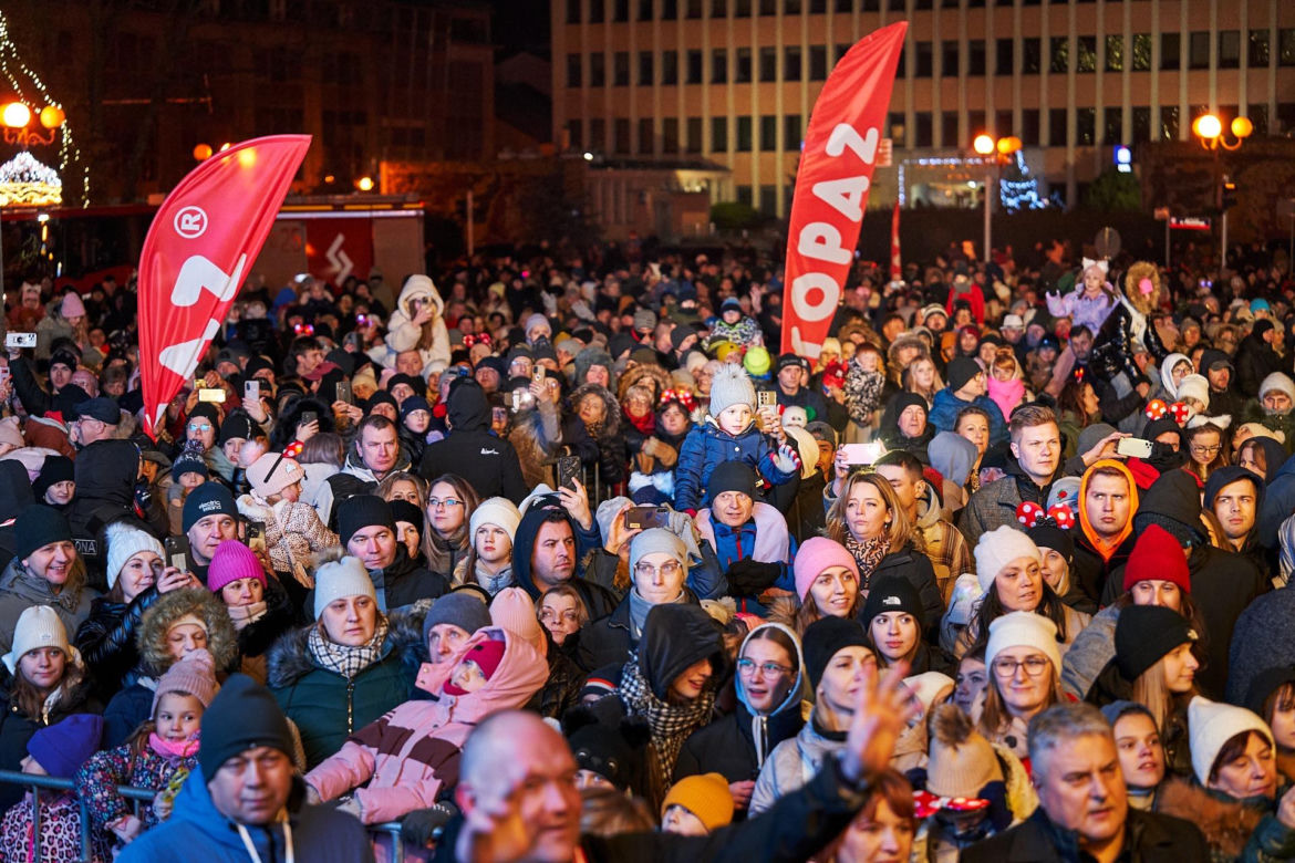 Sylwester miejski w Siedlcach odwiedziły w 2024 roku prawdziwe tłumy mieszkańców miasta i regionu