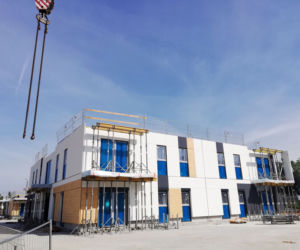 Osiedle domów z prefabrykatów