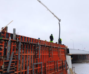 Budowa nowego mostu w Warszawie (styczeń 2026)