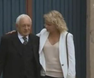 M jak miłość odc. 1018. Lucjan Mostowiak (Witold Pyrkosz), Marta (Dominika Ostałowska)