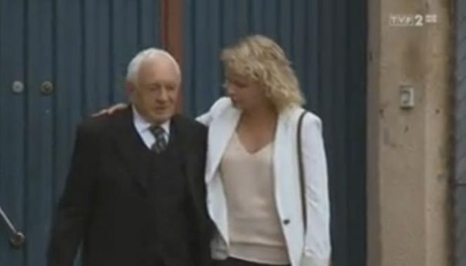 M jak miłość odc. 1018. Lucjan Mostowiak (Witold Pyrkosz), Marta (Dominika Ostałowska)