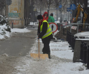 Potężna śnieżyca zasypała Warszawę