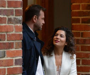 Pierwsza miłość. Norbert (Łukasz Konopka), Paulina (Julia Pogrebińska)
