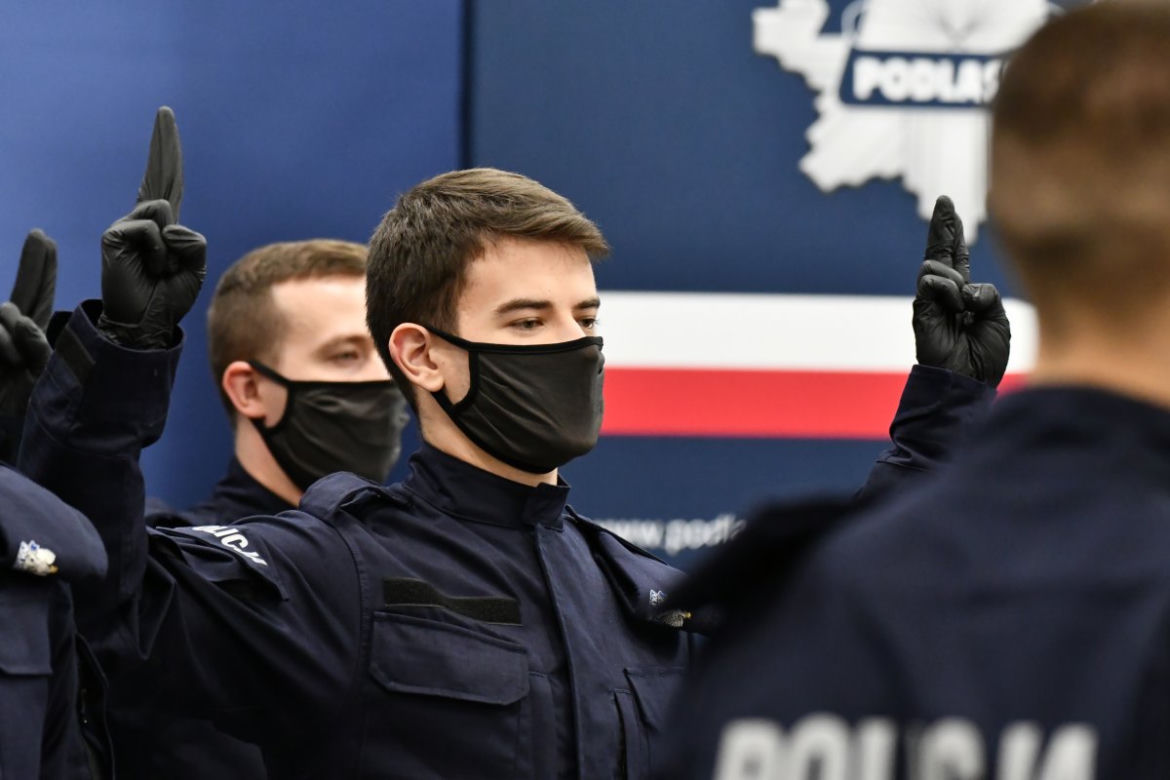 Nowi funkcjonariusze w szeregach podlaskiej policji