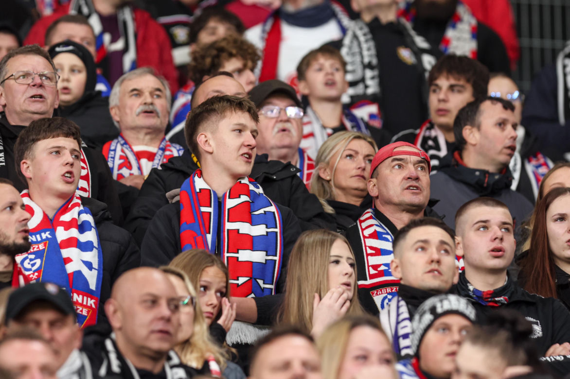 Górnik Zabrze - Legia Warszawa: Zdjęcia kibiców i zawodników z hitu 13. kolejki PKO BP Ekstraklasy