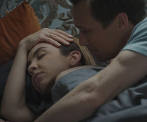 M jak miłość, odcinek 1891. Olek (Maurycy Popiel), Aneta (Ilona Janyst)