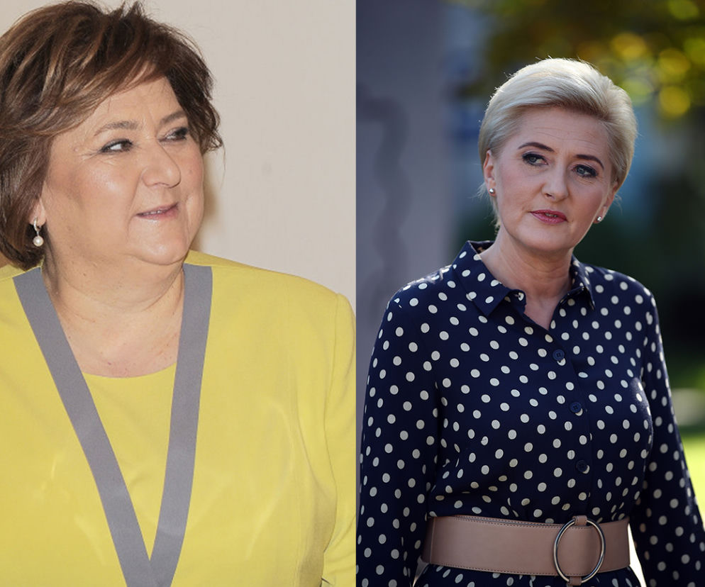 Anna Komorowska i Agata Duda