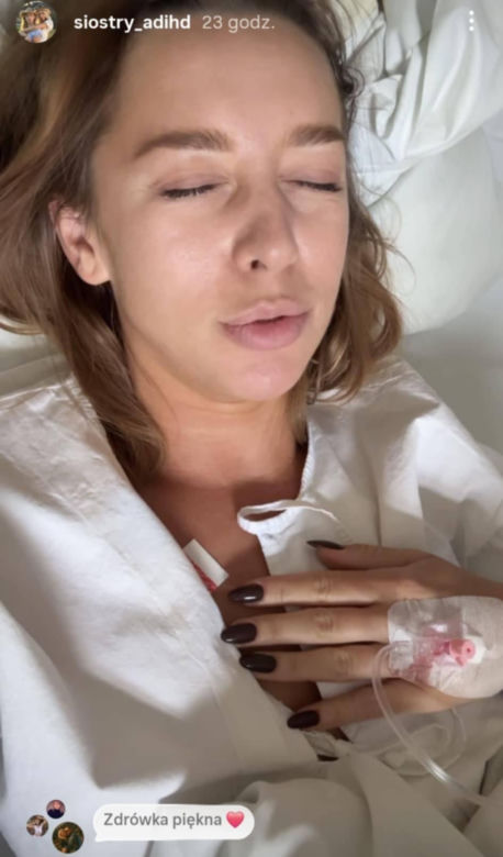 Ilona Krawczyńska trafiła do szpitala