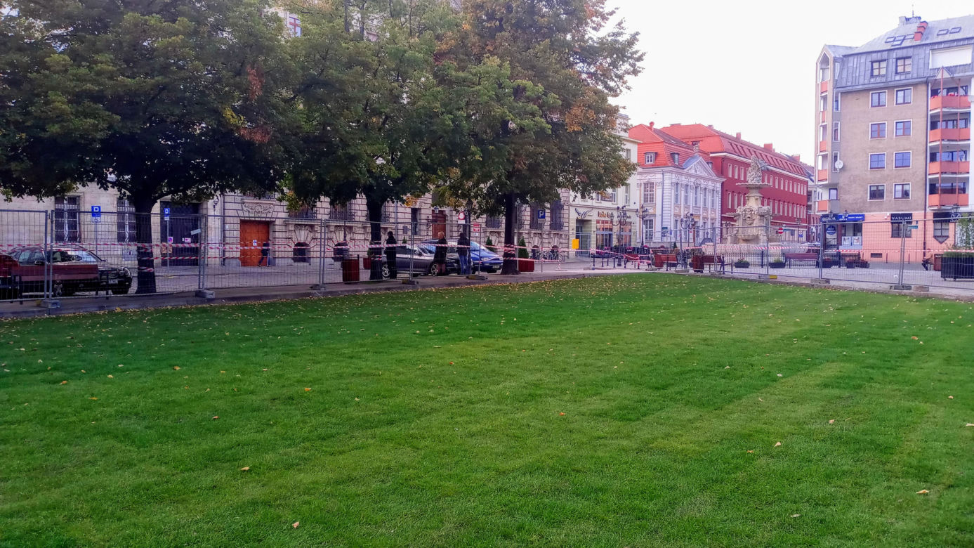 Zmiany na placu Orła Białego w Szczecinie