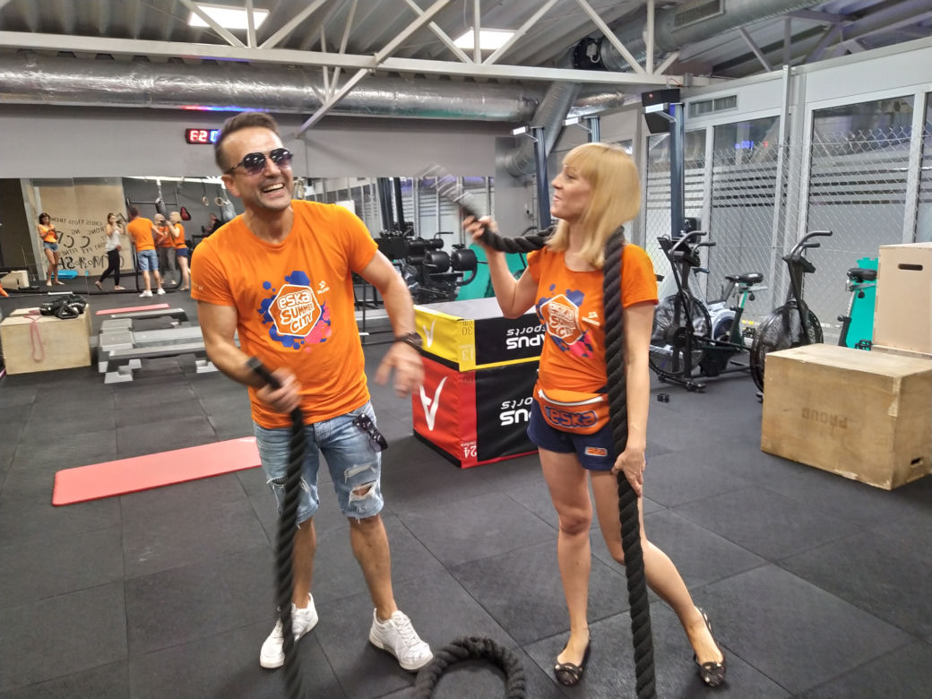 Eska Summer City w siłowni Magic Gym Fitness&Wellness