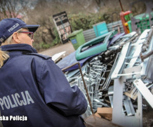 Zobaczcie jak wyglądała akcja policjantów na złomowiskach. 