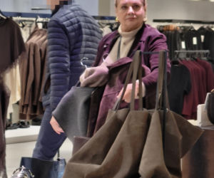 Małgorzata Ostrowska-Królikowska na zakupach