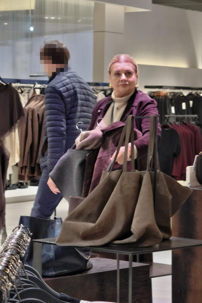 Małgorzata Ostrowska-Królikowska na zakupach