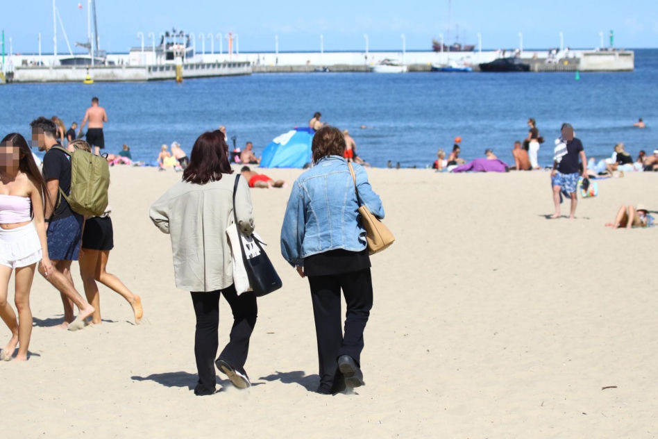 Izabela Trojanowska elegancka nawet na plaży