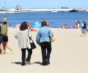 Izabela Trojanowska elegancka nawet na plaży