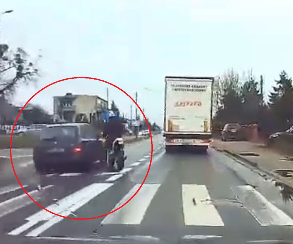 Prawie zabił, dostał 3500 zł mandatu! Ryzykował życie, by wyprzedzić [WIDEO]