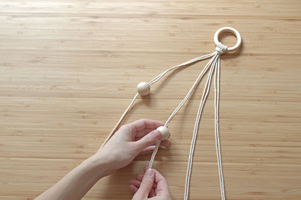 Kwietnik makrama DIY
