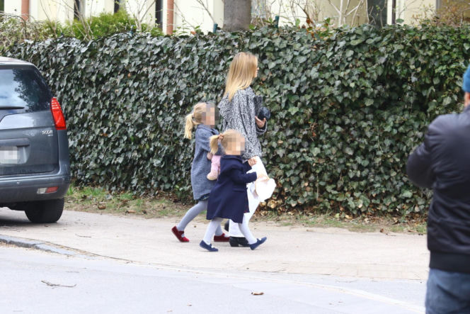 Kasia Tusk z córkami z koszyczkiem przyjechali do Donalda