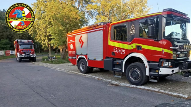 Zwłoki w Wiśle przy ujściu Narwi