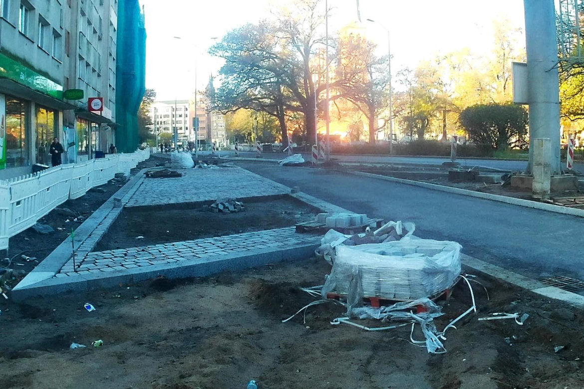 Zbliża się termin zakończenia przebudowy placu Zwycięstwa