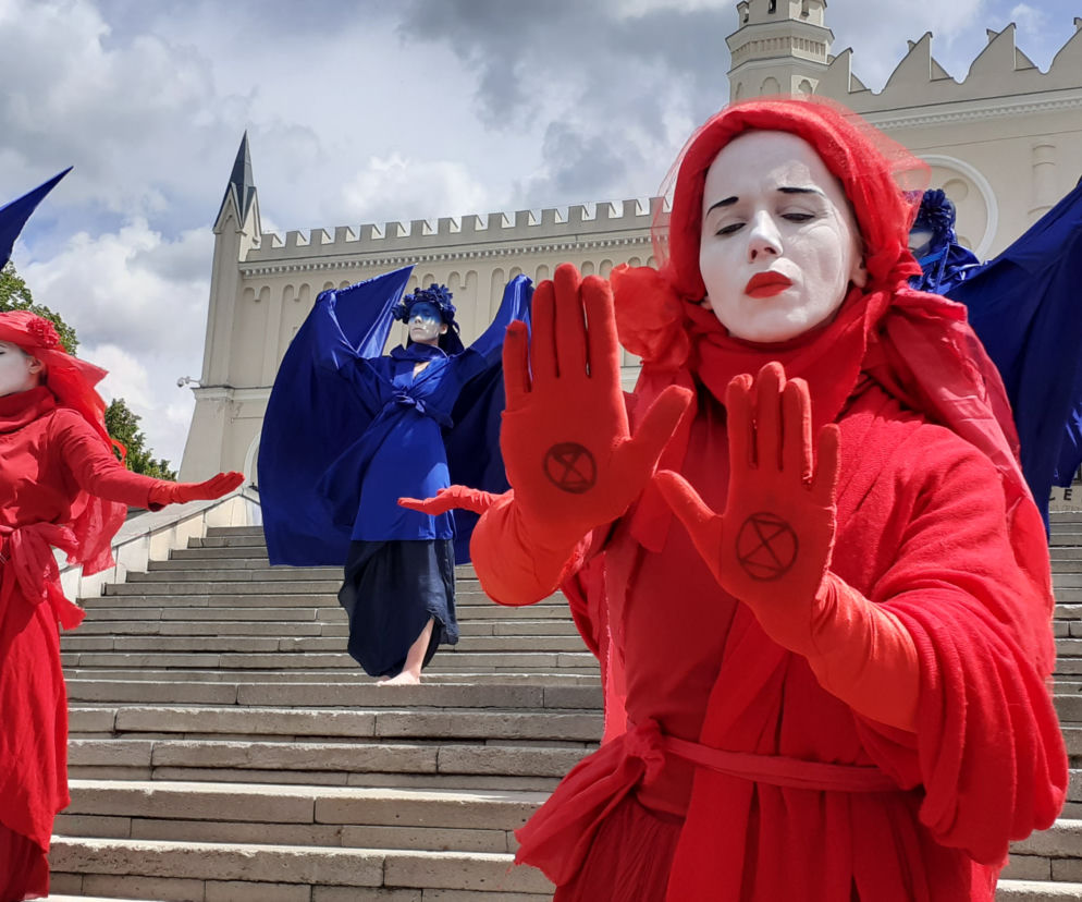 Wdowy milcząco przeszły przez Lublin. Był to protest przeciwko budowie kopani węgla przy Poleskim Parku Narodowym