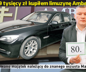 BMW serii 7 prezesa Amber Gold zlicytowane za 319 tys. zł