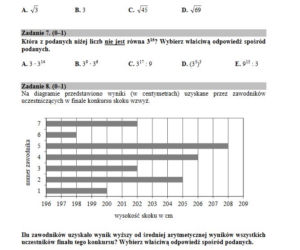 Egzamin ósmoklasisty 2020 matematyka - ARKUSZE CKE, ODPOWIEDZI, ZADANIA