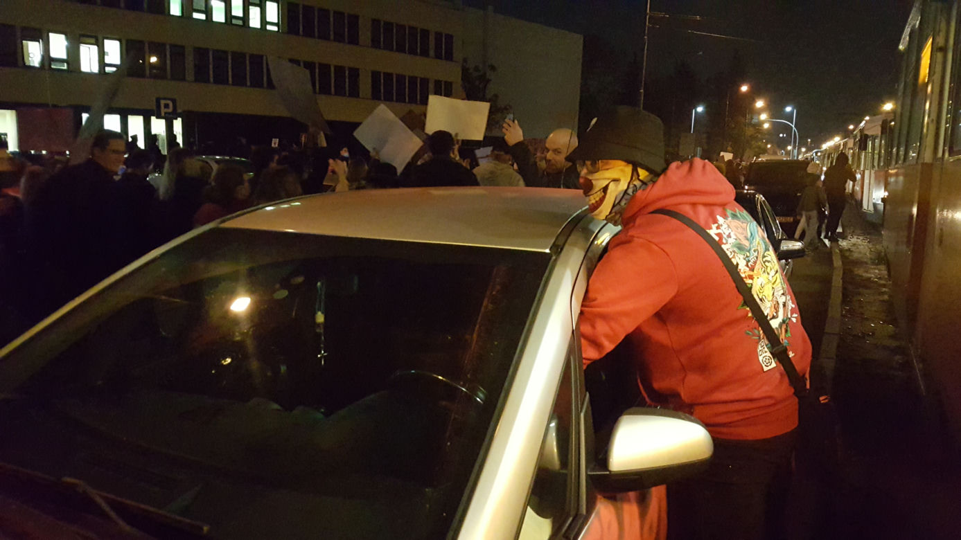Protest w centrum Bydgoszczy
