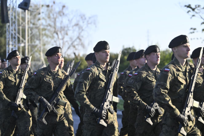 Próba generalna defilady wojskowej w Warszawie