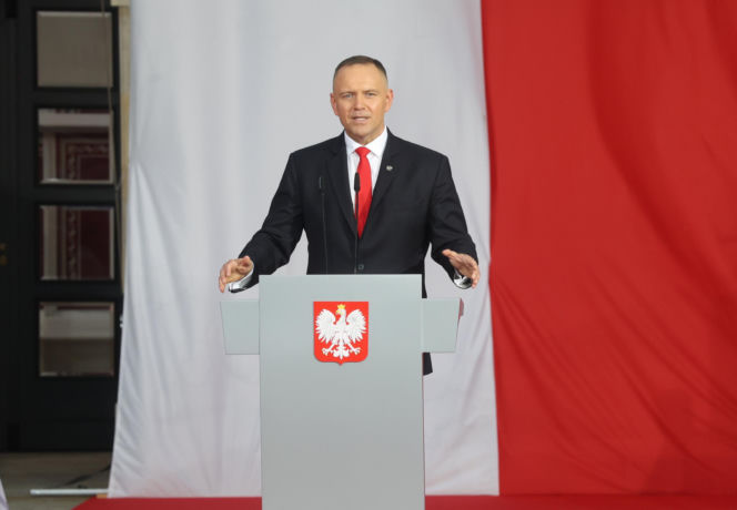Marta Nawrocka na rocznicy zaprzysiężenia męża